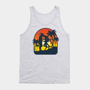 Alien Sunset Kiss Tank Top